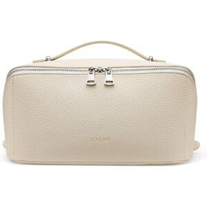 Women KB-White Large Capacity Cosmetic Travel Makeup Waterproof Portable Bag